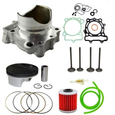 77mm Cylinder Piston Valve Top End Rebuild Kit for Kawasaki KX250F KXF250 09-16
