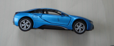 BMW i8 Hard Top, Kinsmart, Model Toy Car, 1:36 Scale, Blue