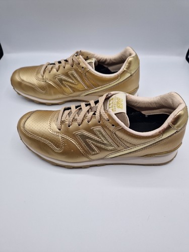 New Balance 996 EE Mujer Dorado Entrenadores con Cordones Talla UK5 EU37.5 US7 ¡Impresionantes! - Imagen 3 de 9