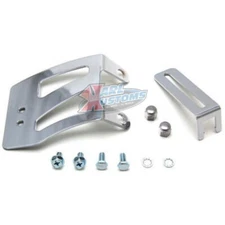 SBC Small Block Chevy Chrome Universal Throttle Cable Bracket Kit Carb Mount
