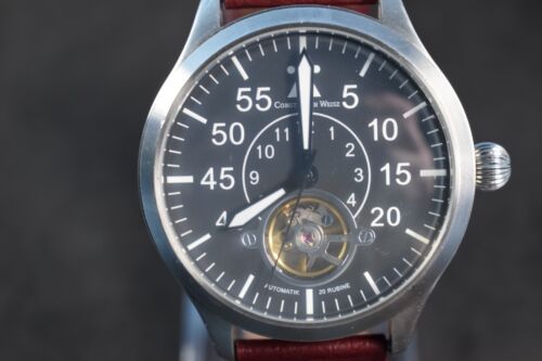 Constantin Weisz Acciaio Inox IIZ026CW Automatic Manual 20J Skeleton Watch Ltd Ed - Foto 4 di 19