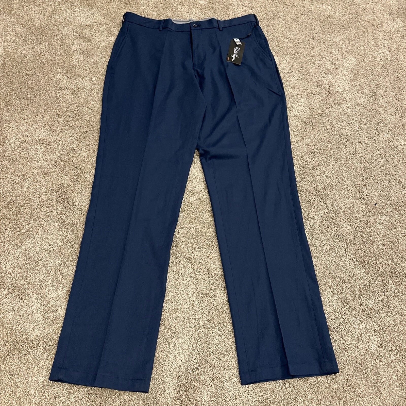 NWT Walter Hagen Men’s 11 Big & Tall Majors Core Golf Pants Navy Size 42X36