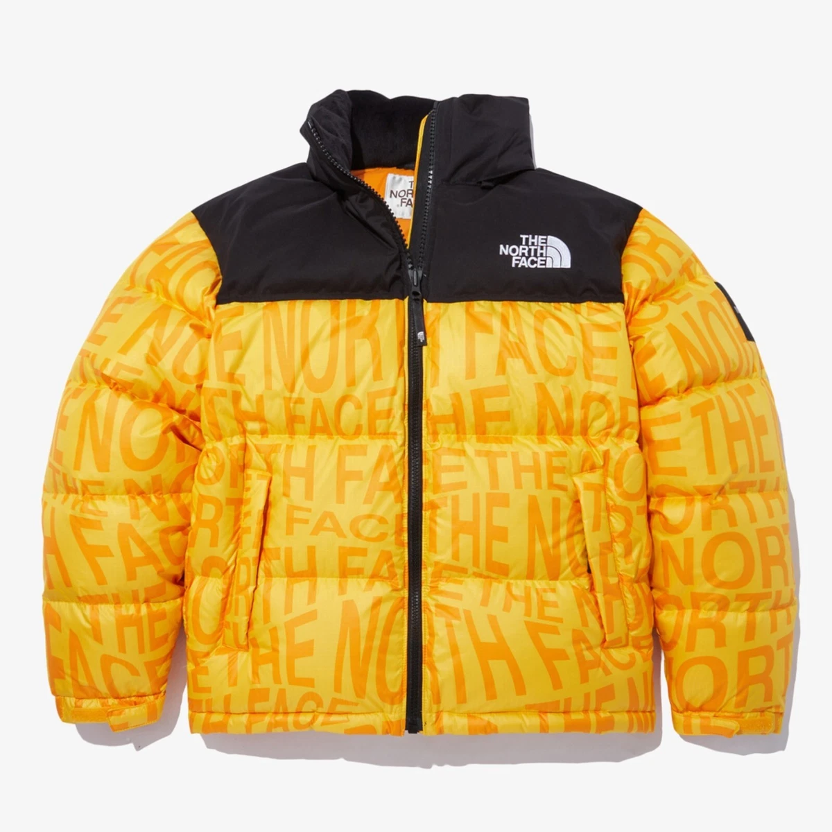 New THE NORTH FACE Mens NOVELTY NUPTSE DOWN JACKET P YELLOW