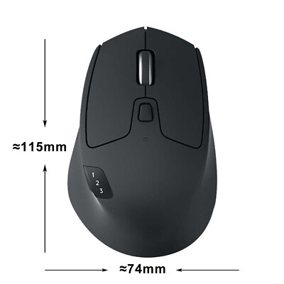 Harte Schutzhülle Für Logitech M705 Marathon Maus – EVA-Nylon, Maßgeschneidert, Mit Karabiner