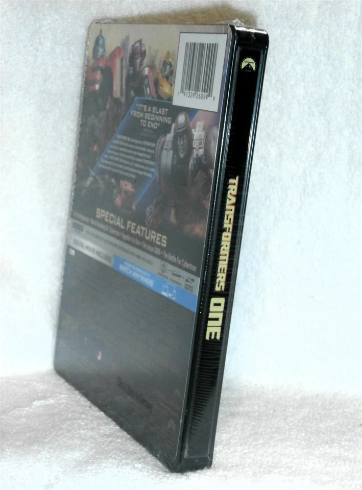 Transformers One (4K/Blu-ray 2024 STEELBOOK) Chris Hemsworth origin story action - Image 2 of 4