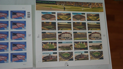 Lot 14 USPS UNUSED Full Sheet Panes 2001 US Stamps Scott #3500, 3503,3505-06more - Picture 7 of 11