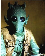 Paul Blake Greedo Star Wars A New Hope Signed 8 x 10 Photo