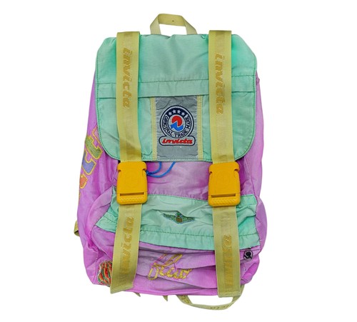 ZAINO INVICTA fluo VINTAGE BACKPACK ANNI BAG '90 SAC rucksack mochila V128  | eBay