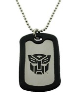 Hasbro Transformers Necklace Decepticons Autobot Military Dog Tag Licensed New
