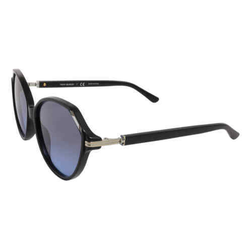 Tory Burch Women\'s Black & Blue Matte Cat Eye TY 6049 307680 Sunglasses TORY BURCH Cat Eye TY 6049 307680 Matte Black Blue  main image 2