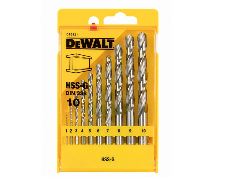 DEWALT DT5921 Extreme Metal Drill Bit Set 10 Piece DEWDT5921QZ eBay