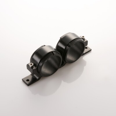 Arlows Fuel Pump Holder 60mm Double (Aluminium, Colour: Black)