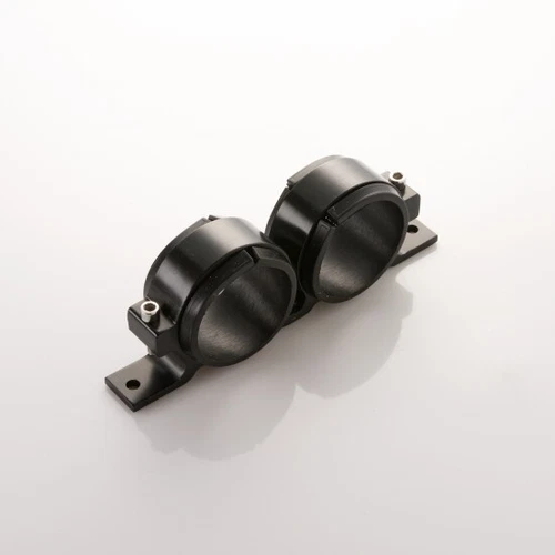 Arlows Fuel Pump Holder 60mm Double (Aluminium, Colour: Black)