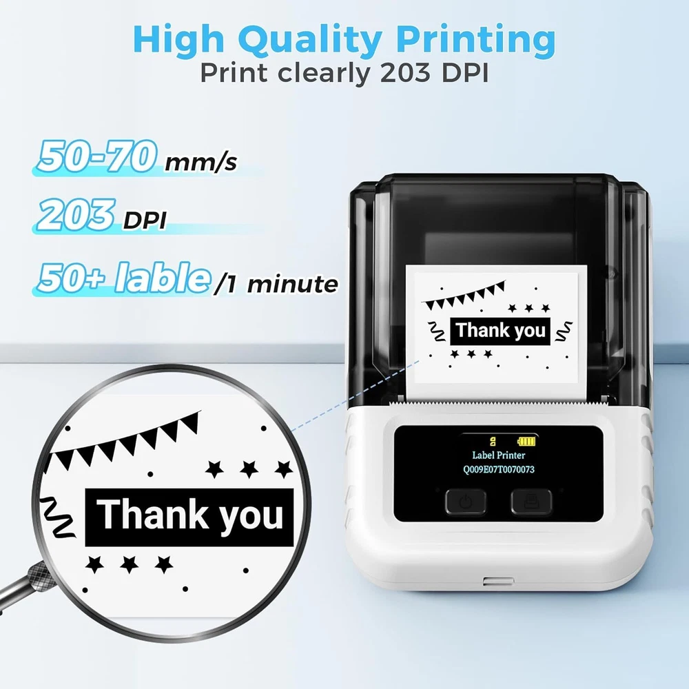 Bluetooth M120 Label Maker Portable 2 Inch Printer for Home and Office Use Bluetooth M120 Label Maker Portable 2 Inch Printer for Home and Office Use