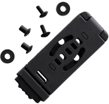 Bestech Knives Mini Belt Clip of Synthetic Construction Black 3.46" x 1.25"