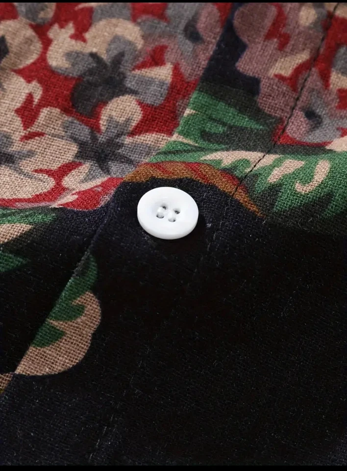 Men Clothing Fashion Outfit for Men Blouse Short Sleeve t-shirt Unique Style - Image 4 of 4