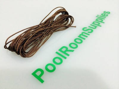 Pool Snooker Billiard Table Pocket Leather Thread//String//Cord 4 meters BROWN