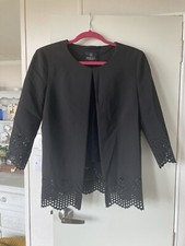 Gorgeous Madeleine Black Jacket Size 16 Nwot
