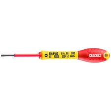 Image of Expert by Facom VDE Insulated Parallel Slotted Screwdriver 2.5mm 50mm