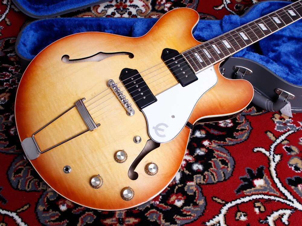 Epiphone USA Casino Collection Royal Tan Electric Guitar w Epiphone USA Casino Collection Royal Tan Electric Guitar w