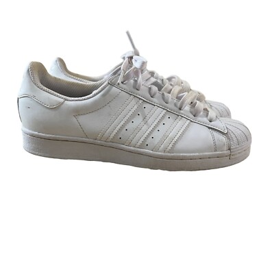 Adidas Superstar Big Kids Shoes Youth Size White Athletic Sneakers  3-Stripes