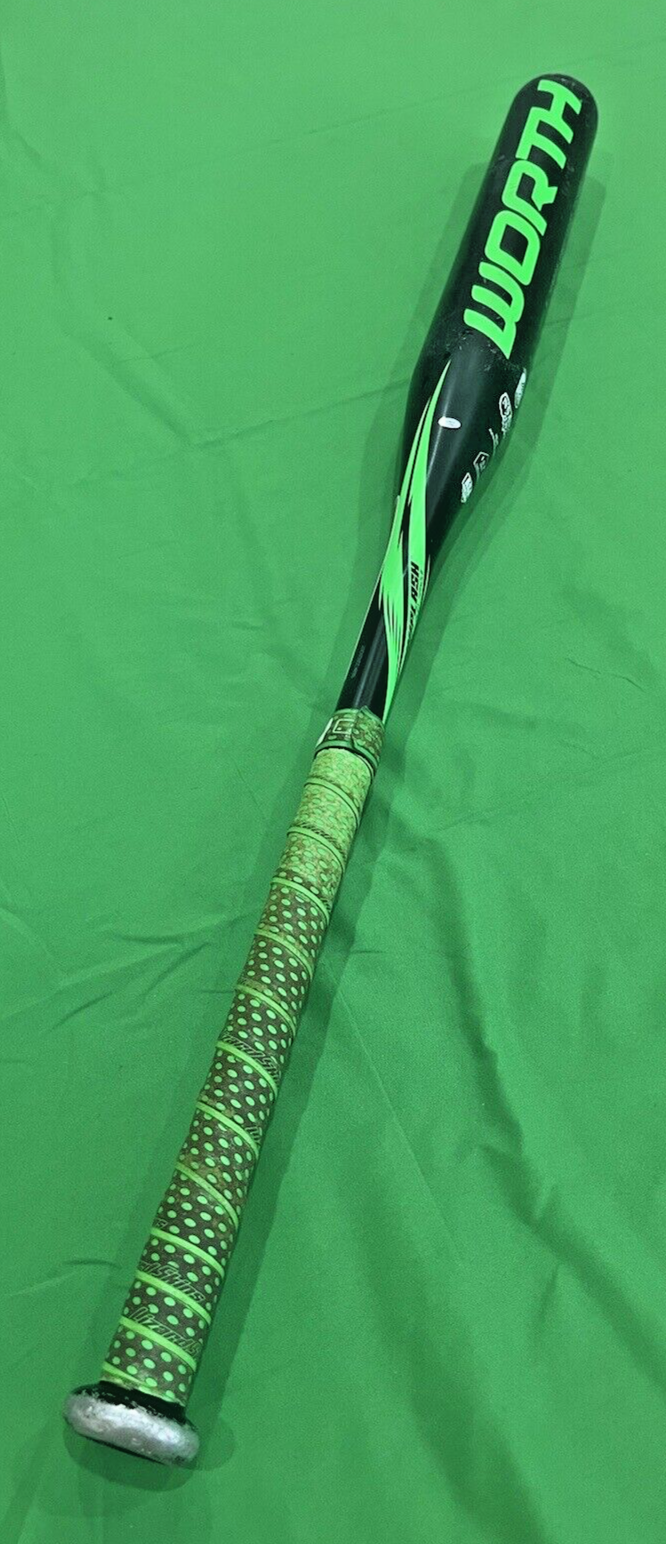 WORTH Storm Whiplash Green FPLS13 Aluminum Fastpitch Softball Bat 30
