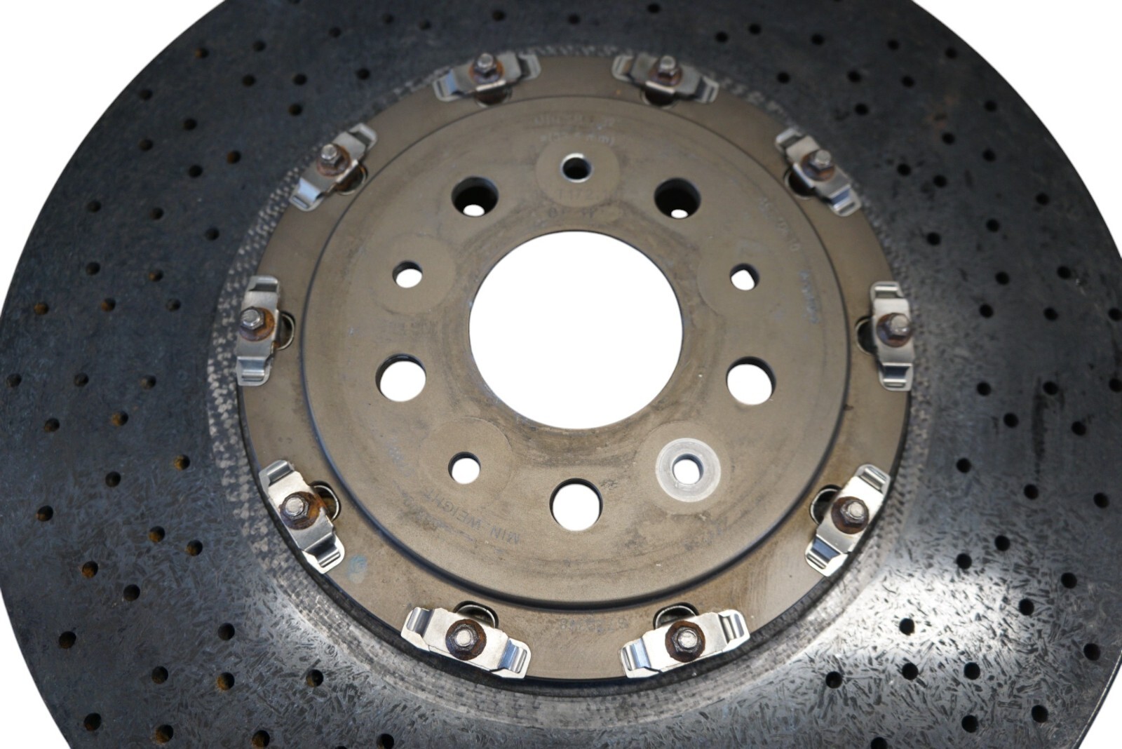 2009 - 2014 FERRARI CALIFORNIA FRONT CARBON CERAMIC BRAKE DISC ROTOR PAIR OEM
