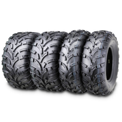 Set 4 WANDA UTV ATV Tires 25x8-12 25x8.00x12 & 25x11-12 25x11.00x12 6PR P373