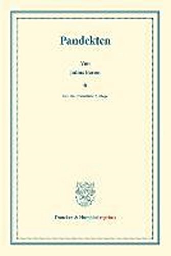 Pandekten Julius Baron