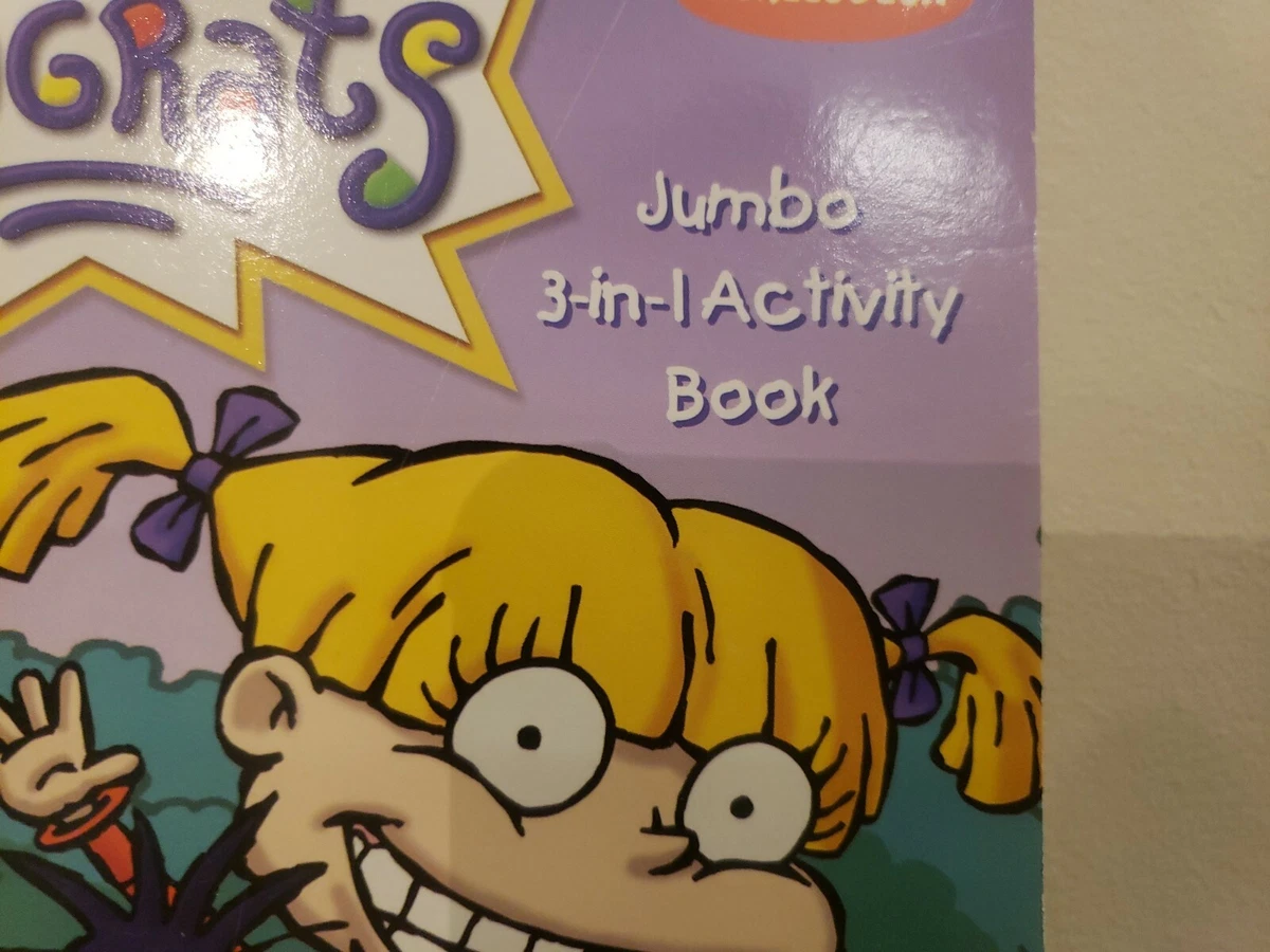 Rugrats Here Comes Touble Jumbo 3-in-1 Activity Book Golden Books Nickelodeon