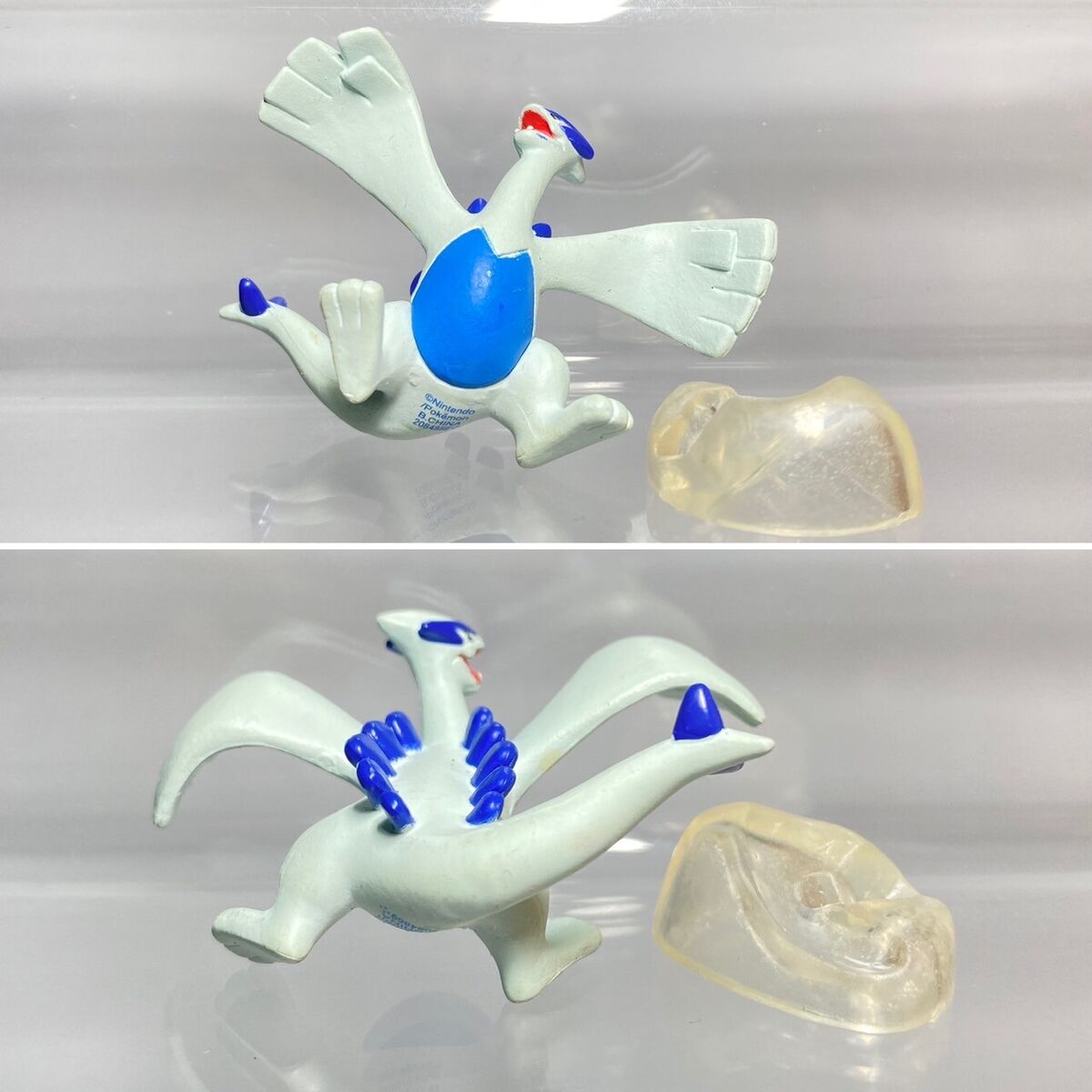 Ho-Oh & Lugia(2 pcs)Pokemon Monster Bandai Clipping Collection Figure Toy  Japan.