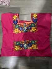 Mexican Blouse Puebla Hand Embroidered