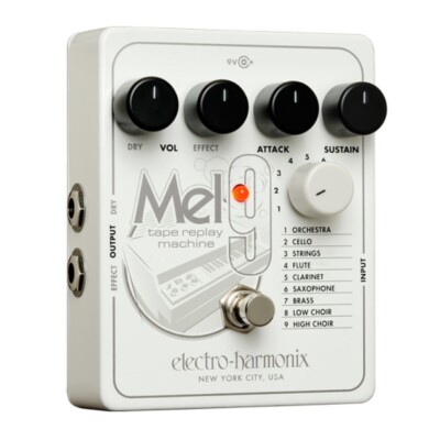 Electro-Harmonix MEL9 Tape Replay Machine Mellotron Emulation Guitar Pedal EHX