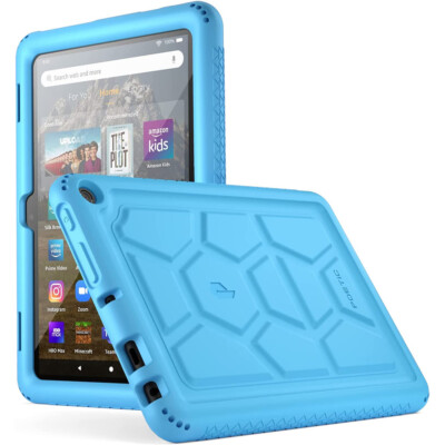 For Amazon Fire HD 8 / Fire HD 8 Plus 2022 Case Poetic Blue Silicone Cover