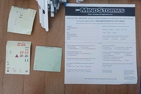 Lego Technic Slammer Turbo 8242 And Mindstorms R2d2 No Instructions No Box