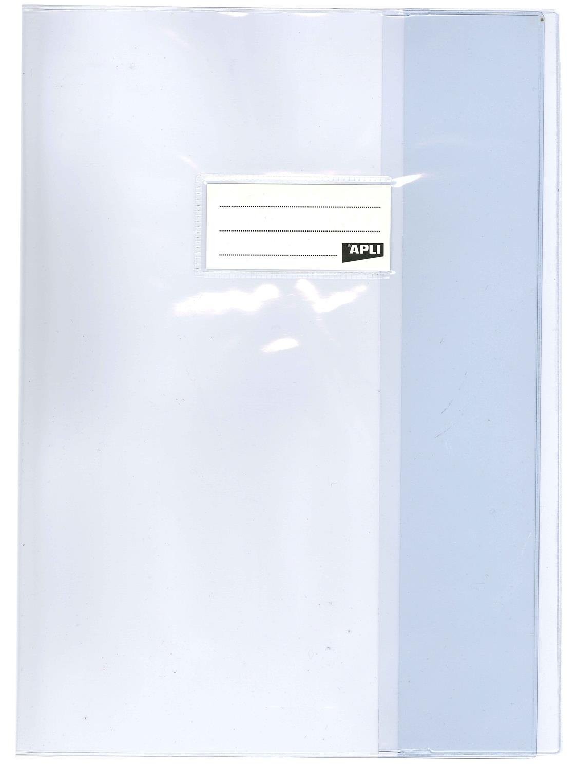 Protège-cahier PVC 19/100ème haute résistance 24x32 cm transparent durable