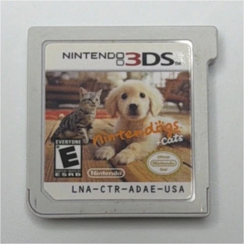 Nintendogs + Cats (Nintendo 3DS, Cartridge Only, Tested)