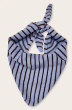NEW FREE PEOPLE BLUE ESSENTIAL TRIANGLE STRIPED SCARF