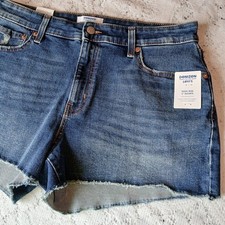 NEW Denizen By LEVI'S High Rise 3  Shorts 14 W32 Super Stretch Blue Vintage Lk