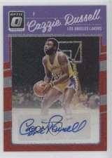 2023 Donruss Optic Retro Series Signatures Choice Prizm Cazzie Russell Auto 14t3