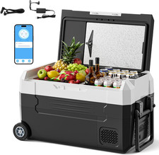 12 Volt Refrigerator, 37QT Electric Cooler, Electric Cooler APP Control, Portabl