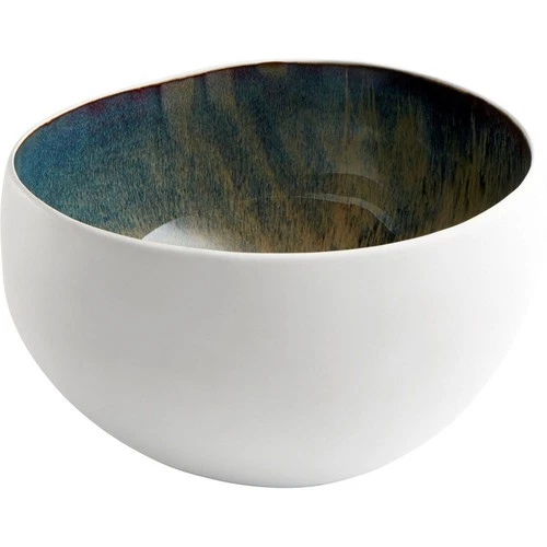 Cyan lighting - Android - small Bowl - 10.25 Inches Wide by 6 Inches High - Picture 1 of 4