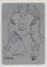 2018-19 Upper Deck CHL Printing Plate Black 1/1 Alexis Gravel #29 8ec
