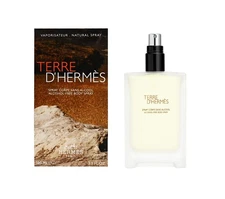 Terre D'Hermes 3.3 oz alcohol-free body spray for men 100ml NIB