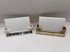 Business Card Holder Personalised Display Stands Multiple Colours Free 48hr P&P