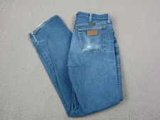 Vintage Wrangler Jeans Adult W31 L32 Blue Relaxed Straight Fit Denim Mens Casual