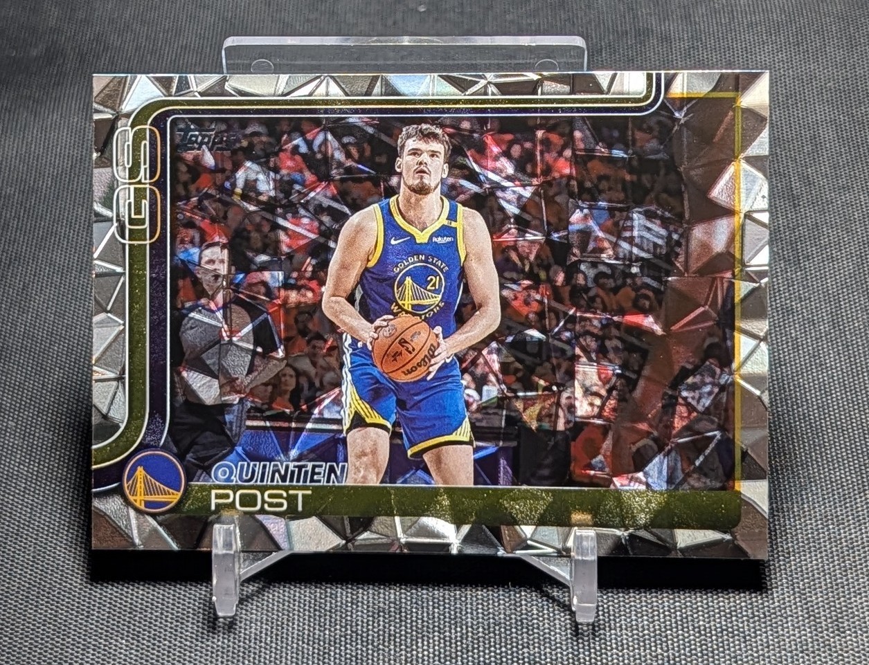 Quinten Post Diamante Foil 2025/26 Topps NBA Basketball Card #139 Warriors
