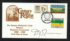 Canada #967, 1982 30¢ Regina, on Regina Philatelic Club cachet FDC VF, signed