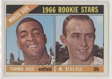 1966 Topps 1966 Rookie Stars Tommie Agee Marv Staehle #164 2k3