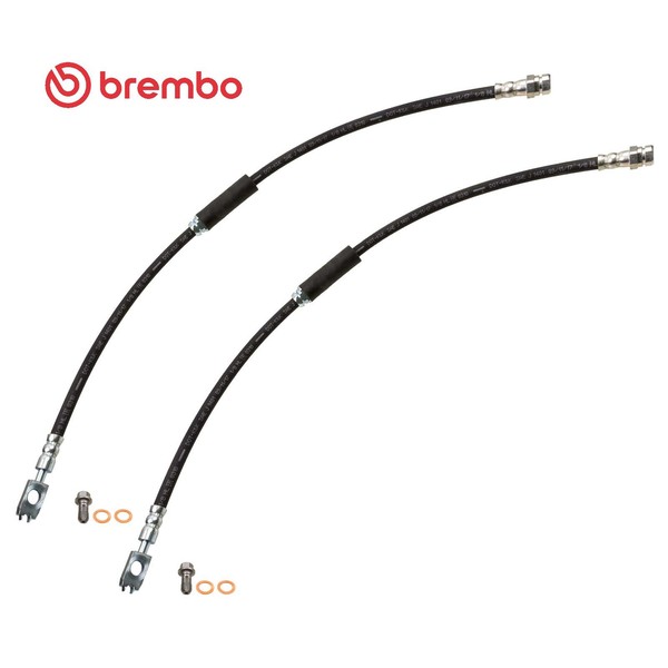 Bremsschlauch Set Brembo Vorn (2X) FüR Vw Passat 3C B6 B7 Cc Vorderachse-image